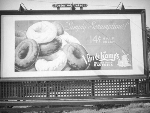 Van de Kamp's billboard