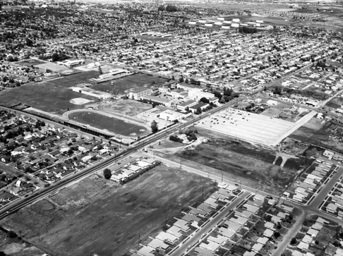 Excelsior High School, Norwalk, looking northeast