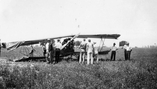 Plane crash, Burbank