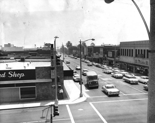 Azusa Avenue, south from Foothill Boulevard