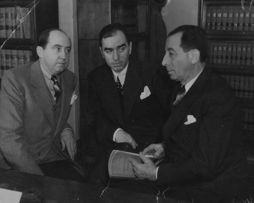 Busby Berkeley with attorneys