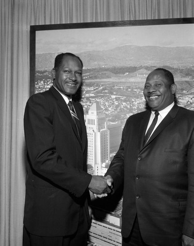 Councilman Tom Bradley at City Hall