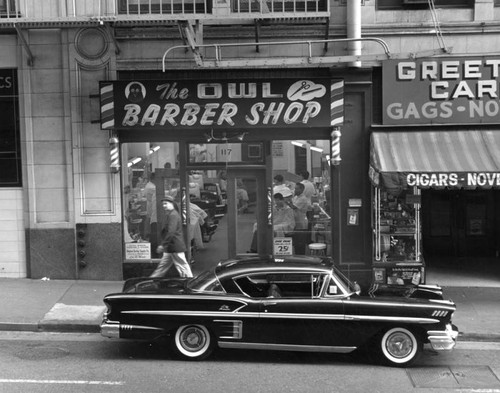 Owl Barber shop storefront