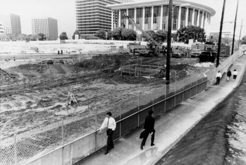 Construction of Disney Hall