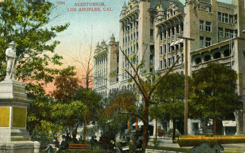 Post card of the Auditorium Building