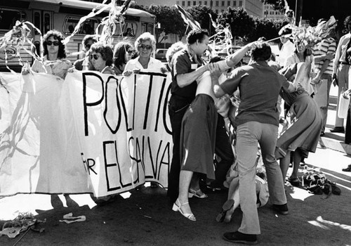 El Salvador deportation protest