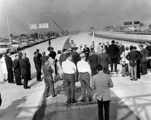 Santa Monica Freeway ceremony