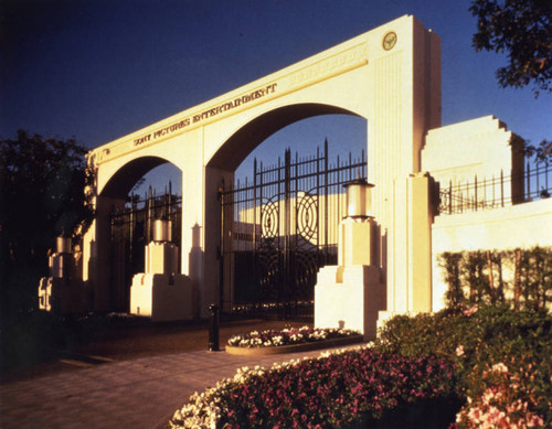 Gated entrance at Sony Studios