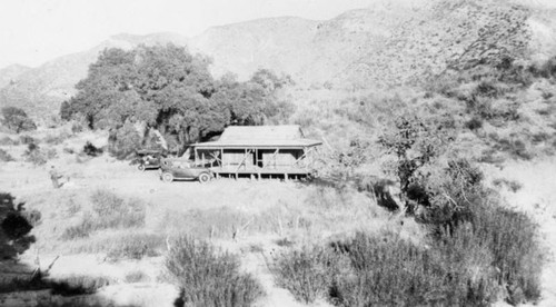 Camp site at Lake Elsinore