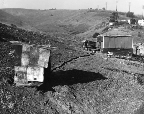 View of an outhouse