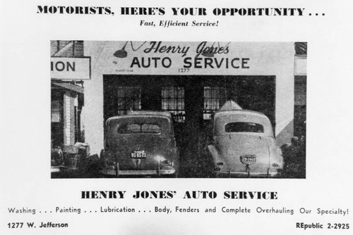 Henry Jones Auto Service