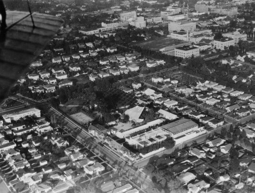 Charlie Chaplin Studios, aerial view