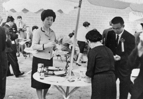 Sakae Fujimoto at Koyosan Buddhist Temple anniversary