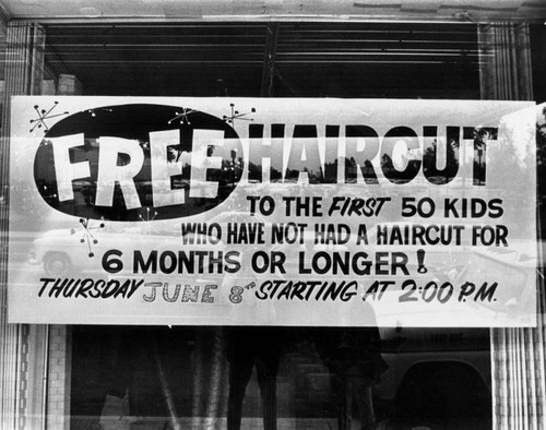 Barber shop sign