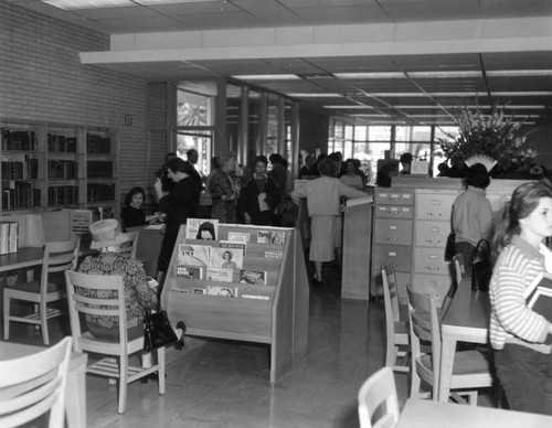 Opening Day at Mar Vista Branch Library, view 1