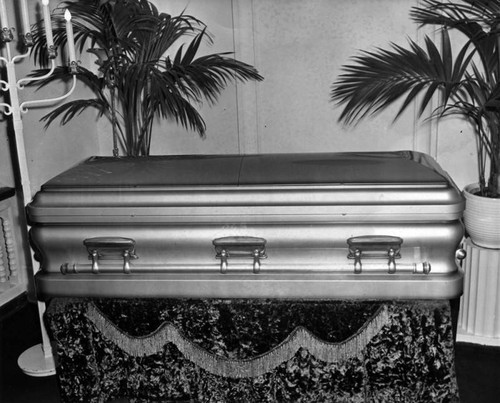 Bugsy Siegel's casket