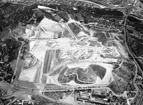 Chávez Ravine, Los Angeles, looking northeast