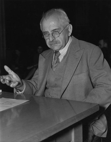 Edward Stuetz, a witness at un-American hearing