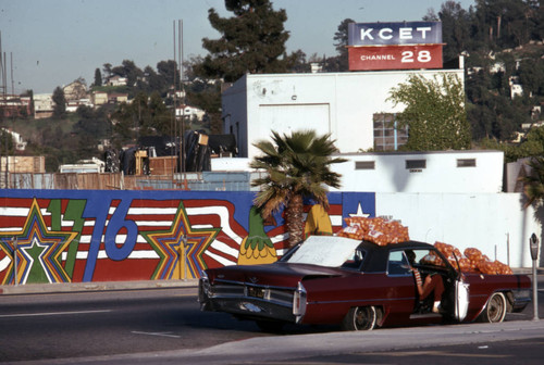 East Hollywood orange vendor