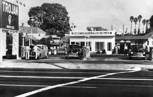 Trojan Service gas station