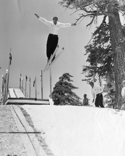 Skiing in July at Mt. Baldy