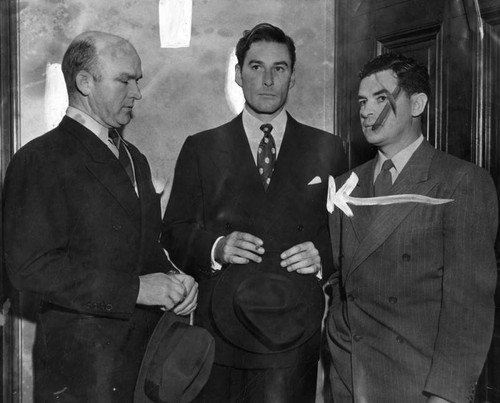 Errol Flynn in court