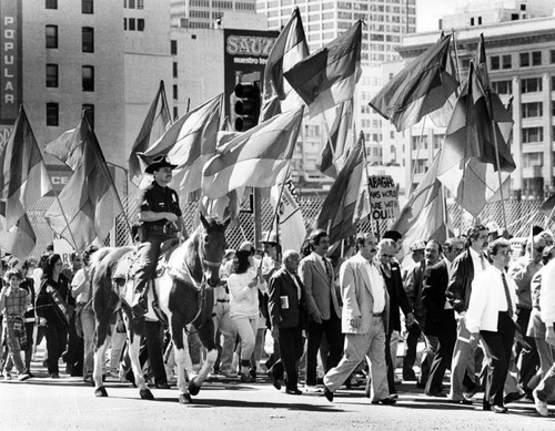 Armenians protest in Los Angeles