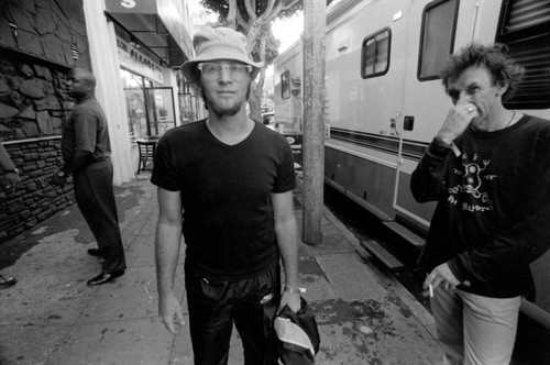 Pete Weiss outside the Viper Room