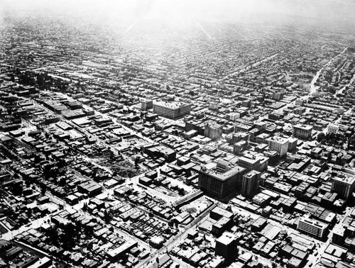 Aerial view of Downtown