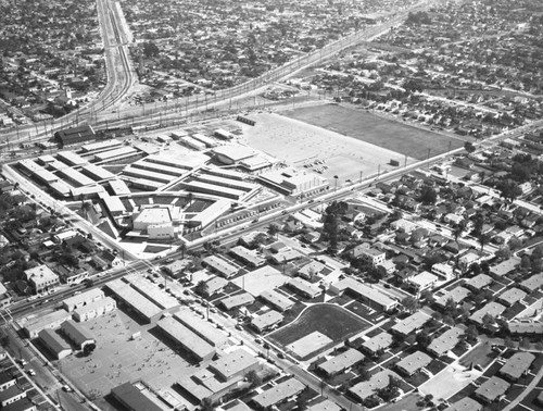 Edwin Markham Junior High, 104th Street, looking southeast