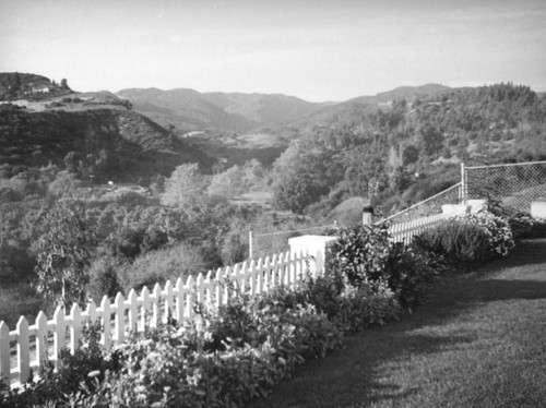 View from Mrs. Morton's friend's home