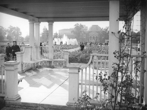 Gazebo in the Rose Garden at Exposition Park