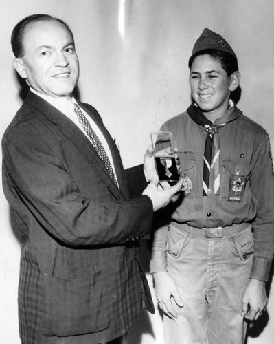 Receives Scout religious award