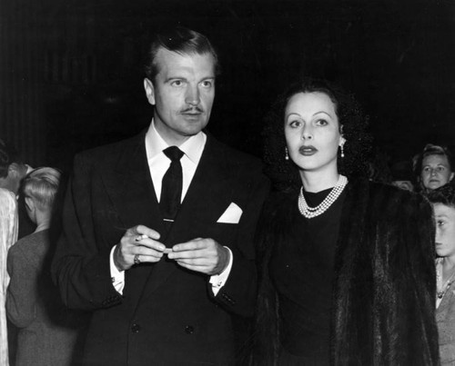 Hedy Lamarr and John Loder