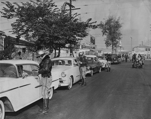 Highway Patrol roadblock