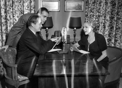 Mary Pickford and Buddy Rogers with Malcolm Boyd