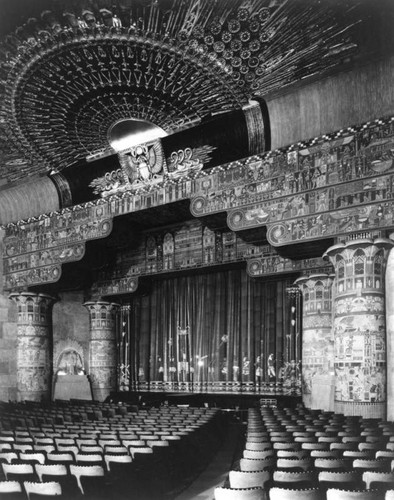 Proscenium arch, Egyptian Theatre