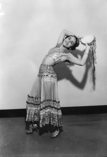 Dancer with tambourine