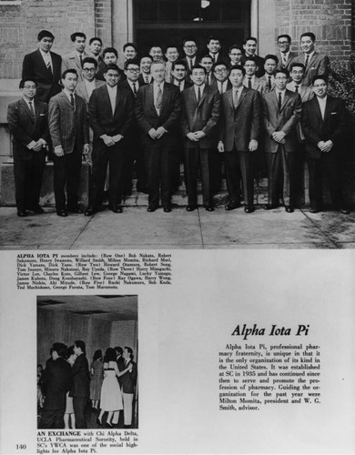 Japanese American fraternity members