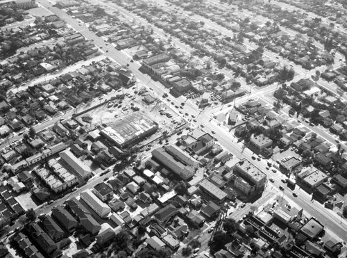 Safeway Store, Florence Ave. and Mountain View Ave., looking southeast