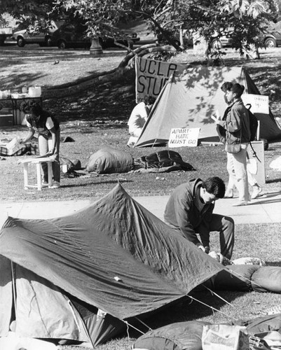 Apartheid protest at UCLA