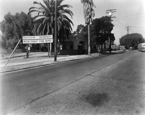 Orange Pacific Electric station