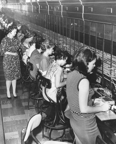 Pacific Telephone Company switchboard