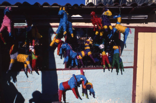 Olvera Street piñatas