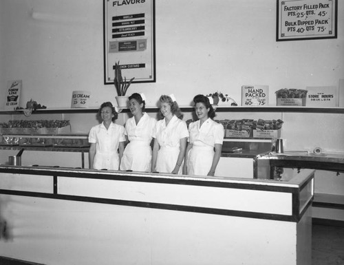 Currie's Ice Cream employees