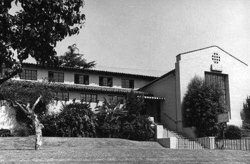 Closeup view, Eagle Rock Branch Library