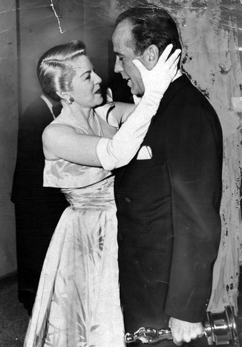 Bogart and Claire Trevor at the Academy Awards