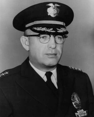 L.A. Police Chief Wm. H. Parker, a portrait