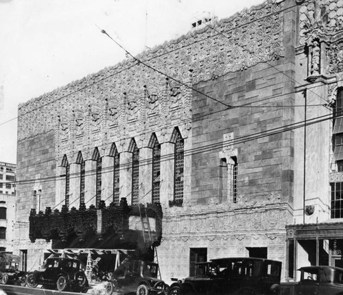 Mayan Theater exterior side