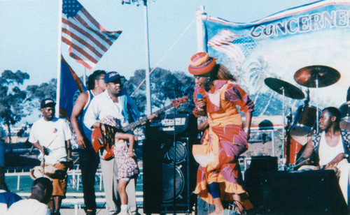 Belizean festival performance